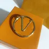 Einfache Brief Pins Brosche Luxus Designer Schmuck Für Frauen Gold Broschen Herren Klassische Marke Breastpin Schal Anzug Party Kleid Ornament