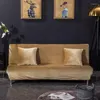 Chair Covers Plush Fabric Sofa Bed Cover Armless Elastic Washable Universal Size Slipcovers Stretch Couch Protector Home