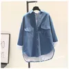 Women's Blouses Women's Velvet Long Sleeve Shirts Woman Solid Color Female Shirt Jacket Buttoned Loose Casual Corduroy Blouse Women