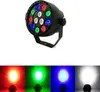 12 LED Stage Lights RGBW Par Light مع DMX 512 Stage DJ Disco Lighting Sound Light Activated Light لقضاء عطلة عيد ميلاد KTV Club