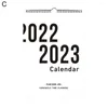 Декоративные фигурки долговечные 2023 крупные настенные календарь висят легкие ноты написание