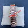 Nouvelle version Montre pour homme 40 mm 228235 Cadran café 2813 Mécanique automatique Or rose 18 carats Bracelet en acier inoxydable Montres-bracelets pour hommes