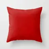 Pillow Red Check Printing Holds Pillowcase To Live In Cloth Art Sofa Cover Christmas Covers Living Room Decoration