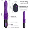 Sex Toys Massager Machine Telescopic Dildo Vibrator Automatic Up Down G-Spot Tryck infällbar fitta vuxen för kvinnor