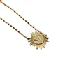 Дизайнерские женские ожерелья классические письма вращающиеся подвесные модные леди ожерелье с солнцем.