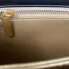 Designer-Top Top Designer Luxury Gold Coin Bag 22s portátil One-ombro mandarim pato fivela de fleta clássica bolsa de moda de couro original