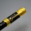 Top High Quality Pen Limited Edition Elizabeth Black Metal Rollerball Fountain Pens Business Business Materiały biurowe z numerem diamentu i seryjnym