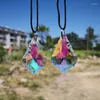 Żyrandol Crystal 38 mm barokowe części pryzmaty wiszące Suncatcher Wiselant Glass Sun Catcher Peads Lampa Dekoracja domu