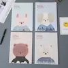 4PCS Student Car Line B5 Notebook Ins Wind Small Fresh Large Notepad Literary Retro Style Thick Office Accessories