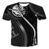 Hommes T-shirts 2022 Style 3D Graffiti Motif Impression Hip-Hop Cool Beau Plus La Taille Adulte T-shirt