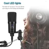 Microphones Metal Professional USB Condenser för PC Computer Laptop Singing Gaming Streaming Recording Studio YouTube Video Mic Mic Mic