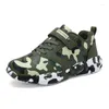 Chaussures de sport enfants Camouflage garçons baskets Sport course enfants cuir antidérapant décontracté léger baskets extérieur