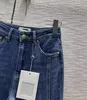 Jeans firmati 2023 Pantaloni a zampa d'elefante dello stilista della nuova primavera estate stesso stile RJ16 da donna di lusso