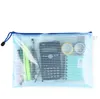 Waterproof Fiber Mesh File Folder Bag Document Pouch Office School Staff Students Stationery Book Pencil Pen Case Bag SN557