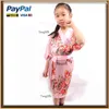 Kvinnors s￶mnkl￤der Girl Robe Floral Flower Bridal Party for Wedding Robes Children's Satin Boy