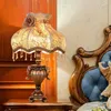 Table Lamps European Retro Luxury For Living Room Bedroom Bedside Lamp Creative Warm Study Home Deco