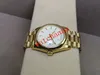 nuova versione Orologio unisex 36mm 118208 Quadrante argento 2813 Meccanico automatico Oro giallo 18 carati Bracciale in acciaio inossidabile Orologi da polso da donna alla moda da uomo