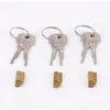 Dispositivos de castidade 3 conjunto de bloqueio mágico e chaves componente do dispositivo para gaiola de castidade mens galo restrição pênis stealth locks369