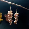 Dangle Earrings Freshwater Pearl Beads Grapes Cluster Eardrop Party Year Christmas Accessories CARNIVAL Easter VALENTINE'S DAY