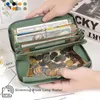 Wallets vrouwen mobiele telefoon baotou cowhide lederen portemonnee multi card slot paspoort doos munt purken dames kist voor pass -koppeling