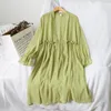 Kvinnors blusar Chiffon Cardigan Kimono ruffle Top Summer Women Long Sleeve Blus Blusas Mujer de Moda 2022 Korean Plus Size Shirt