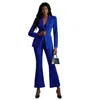 Blue Office Lady pant