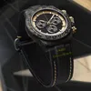 40 mm obudowa z włókna węglowego męskie zegarki 7750 wielofunkcyjny chronograf mechaniczny automatyczny ruch mężczyzn Watch Stopwatch Super Luminous Straintwatches