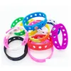 Charm Bracelets Sile Bracelet Wristband 21Cm Fit Shoe Croc Buckle Accessory Party Favor Gift Fashion Jewelry 15 Colors Wholesale Dro Dh0Ux