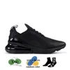 nike air max 270 airmax 270s airmaxs sports designer running shoes sneakers triple black metallic gold black men women 【code ：L】 trainers runners