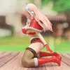 Finger Toys Super Sonico Kneeling Christmas Ver Sexig Japanese Anime Girl 17cm PVC Action Figur Vuxen Hentai Collection Model Doll Toys Gift