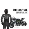 Motorcycle Apparel Jacket Add Body Armor Motocross Moto Protective Gear Jackets With Neck Protector For 4 Season Drop Delivery Mobil Dh9Ak