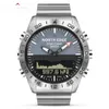 Men Dive Sports Digital Watch Rekes Mens Exército Militar Luxo Full Steel Business Impermeável 200m Altimeter Compass North Edge230L