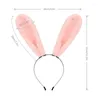 Party Supplies Simulation Söta tecknade öronformade pannband Plush Hair Hoop Makeup Live Broadcast Cosplay Headpieces