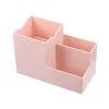 Multifunktion Desktop Pen Holder Office School Storage Case Colorful Plastic Box Desk Cil Organizer Mobiltelefonfäste