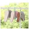 Hangers Creative Windproof Drying Shoe Rack Household Balcony Small Double Hook Simple Outdoor Home Accessories