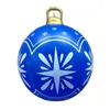 Parti dekorasyonu 60cm açık Noel şişme balon pvc Noel ağacı dev atmosfer oyuncak top zanaat süs hediyesi