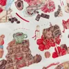 Подарочная упаковка винтажная красная цветочная шоколад Pet Special Moil Washi Tapes Journ