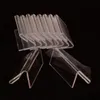 Mini Sign Display Holder Prijskaart Tag Label Teller Top Stand Case 2x4 cm Labelling Tagging Supplies L Vorm Clear Acryl