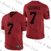 Uomo 7 COLIN KAEPERNICK IMWITHKAP Maglie da football universitario di film I M CON KAP Uniformi cucite nere bianche rosse Taglia S-XXXL