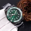 Mens Watch Premium Watches Designer glidande rörelse svart 41mm rostfritt stål safir glas vattentäta lyxklockor finjustering spänne handledsur för män