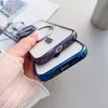 Применимо к iPhone13 13 Pro Phone Case для Apple 14pro Max Elecloplating Magnetic Absorption Прозрачные чехлы для телефона