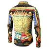 Men's Casual Shirts Men Shirt Camisa Social Masculina Blouses Designer Clothes Full Long Sleeve Tops Topcoat Jacket