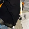 カジュアルドレス夏の半袖スキニードレスハーフハイカラーチェスト標準気質包まれたヒップスリムブラック235p