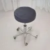 Pokrywa krzesełka okładka stołka barowego okrągłe elastyczne antydirty siedzisko zdejmowane stałe kolorowe obrońca do salonu stołowego