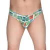 Bulge sapa di rigonfiamento bikini colorate slip sfacciate bianche da uomo maschio maschio maschio