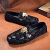 Luxe glanzende patentleer zakenschoenen topontwerper anti-slip heren damesschoenen zwart witte loafers mocassins rijschoen casual platte heren kleding schoenen