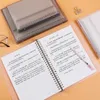 PP A5 B5 A4 Spiral Notebook Cover Transparent Matte Binder for Diary Planner Paper Students Book Notebooks New