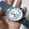 Top satılan 2 Styles Un erkek kol saatleri Yeni Deniz Üretimi Roma Dijital 266-67-3 43 Otomatik Tarih 45 mm Beyaz Kadran Mekanik Otomatik255K