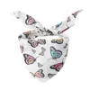 Abbigliamento per cani Cute Butterfly Printting Bandane Animali domestici Bavaglini Sciarpa Cat Neck Poliestere Accessori per animali domestici Forniture Drop Ship