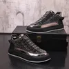 Nieuwe luxe charmante mannen schoenen opzichtige strass casual high schoenen flats mannelijke ontwerper prom sneakers loafers zapatos hombre